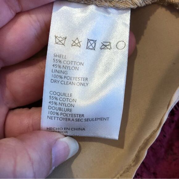 Anthropologie Maeve red maroon lace overlay v neck top size Medium - Picture 8 of 16